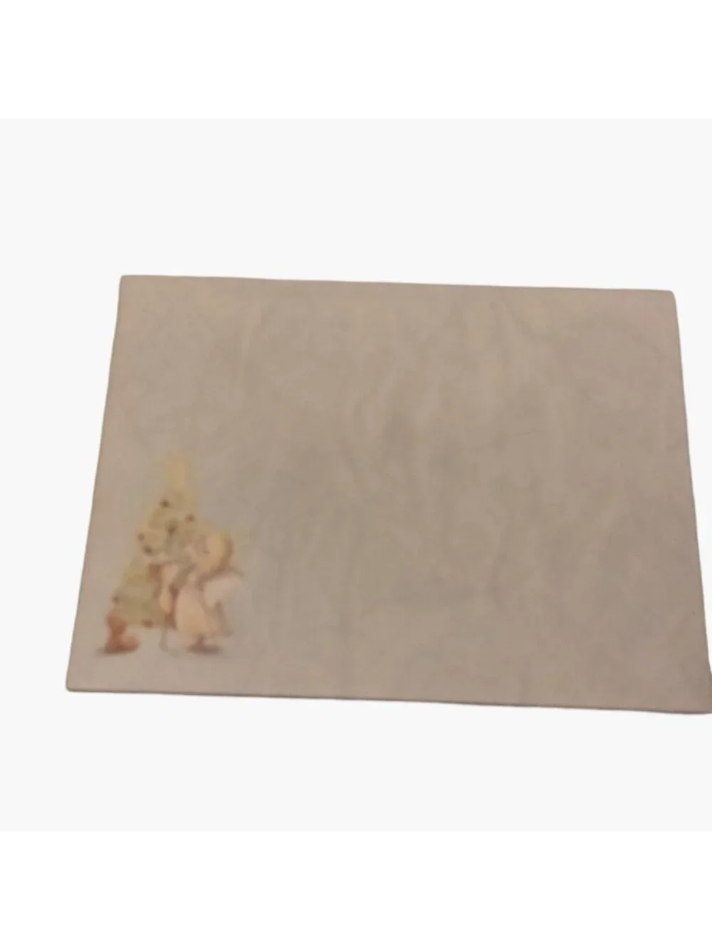 Love Joy  Peace Christmas Card Angel Christmas Tree Envelope